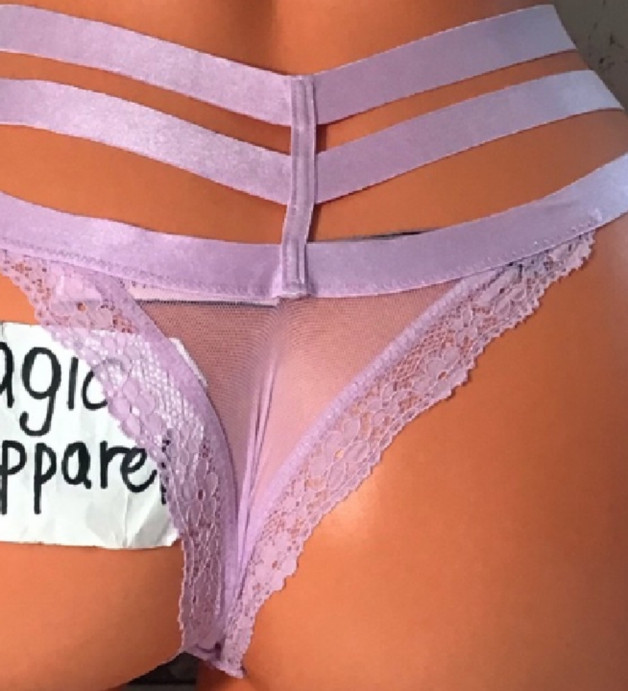 VS Victoria Secret Larg CHEEKY PANTY STRAPPY CAGED